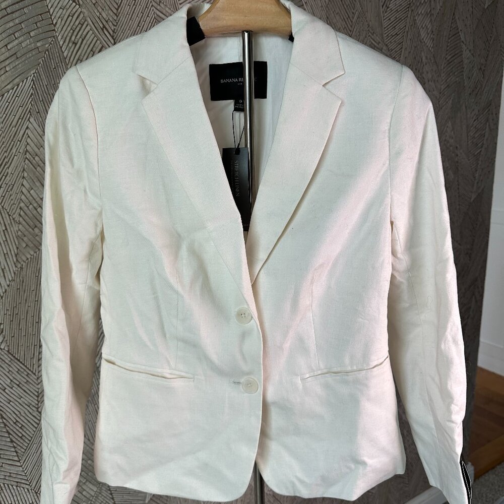 Banana Republic Blazer White